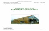 ENERGIE GRISE ET CONSTRUCTION DURABLE - ARCABOIS · Energie Grise et Construction Durable Mémoire Formation HQE 14/05/10 - 2 - Introduction Exerçant dans le domaine de l’Ingénierie