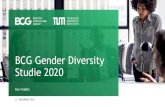BCG Gender Diversity Studie 2020 · 2020. 12. 18. · Diversity in Chefetagen schreitet langsam voran1, der Durchschnitt im BCG Gender Diversity Index steigt 2020 von 46,0 auf 47,1