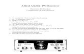 Allied AX/SX-190 Receiver - RadioPics. Manuals/Allied/Allied_SX-190-Info...The Allied Radio Shack AX-190 amateur-band receiver. Except for the different bands, the Model SX-190 s.w.