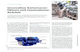 Innovative Katamaran Fähren mit Gasmotoren Antrieb · 2021. 2. 15. · den 16 Zylinder-MTU-Gasmotoren der Baureihe 4000. Die Motoren treiben Azi-muth-Festpropeller an, die die Schiffe
