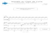 Sonate au Clair de Lune ler mouvement : Adagio sostenuto ...Sonate au Clair de Lune ler mouvement : Adagio sostenuto , neviscere Compositeur : Ludwig van Beethoven (1770-1827) Piano