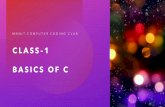 C L A SS 1 BA SI C S OF C - GitHub Pages · 1/3/2021  · •Operator is a symbol to perform specific mathematical or logical functions. •For eg '+' operator adds two operands.
