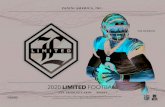 2020 LIMITED FOOTBALL - Panini America...2021/01/20  · PANINI AMERICA, INC. 2020 LIMITED FOOTBALL NFL TRADING CARDS · HOBBY All information is accurate at the time of posting -