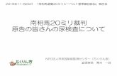 南相馬20ミリ裁判 原告の皆さんの尿検査について - FoE Japan...調査の方法 南相馬20ミリ裁判原告の皆さん： 南相馬市内在住。2017年8月調査開始。