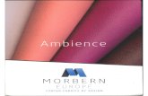 Coated Fabrics Designer & Manufacturer | Morbern Europe · 2019. 7. 1. · AMB-117 Pink AMB-113 Bamboo AMB-112 Niagara AMB-125 Green Grass AMB-103 Princess AMB-109 Sparkling Grape