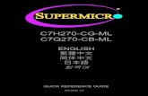 ENGLISH - Supermicro...Jumper Description Default CLEAR CMOS Clear CMOS Button Push Button Switch JBR1 BIOS Recovery 1-2: Normal JBT1 Clear CMOS (on board) Short pads to clear CMOS