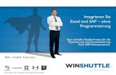 Integrieren Sie Excel und SAP – ohne Programmierungmore.winshuttle.com/rs/winshuttle1/images/presentation... · 2020. 11. 22. · Unser Programm für heute • Einführung ... •