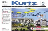 225 Jahre Kurtz Gruppe2 GESAGT GESAGT 3 Editorial Leitartikel In diesem Jahr beging die Kurtz Gruppe unter dem Motto „Zukunft braucht Herkunft“ ihr 225-jähriges Firmenjubiläum.