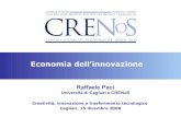 Economia dell’innovazione - Libero.it slide... · 2009. 5. 7. · 3. Innovazione e crescita economica L’innovazione tecnologica è (insieme al capitale umano col quale è strettamente