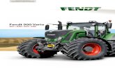 Fendt 900 Vario · 2020. 2. 20. · Fendt 900 Vario лидируют на рынке тракторов для крупных хозяйств и подрядчиков с 1995 года.