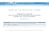 SIAEP DE LA VALLEE DE L’ ORNE...2018/09/06  · SIAEP de St Sauveu de a ouges 3 424 1 688 -50,7% 60 Total d’eau traitées ahetées (V2) 3 424 1 688 -50,7% 60 8 RPQS Eau Potable