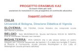 Direzione Didattica di Vignola - PROGETTO ERASMUS KA2 · 2017. 11. 27. · comunità di apprendimento riflessivo Sperimentazioni / studi di caso (accompagnamento) ... a giugno e presentazione