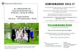 TILLSAMMANSLÄGERljungsforsamlingskrets.se/onewebmedia/Programblad jun-sep...TILLSAMMANSLÄGER. En INBJUDAN till Equmeniakyrkorna i Vesene, Ljung & Jällby. Programblad 20 juni–