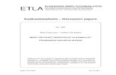 Keskusteluaiheita – Discussion papers · 2017. 5. 5. · LEVEL ANALYSIS. Helsinki: ETLA, Elinkeinoelämän Tutkimuslaitos, The Research Institute of the Finnish Economy, 2004, 23