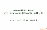 ATP and AMP in Food and Drink - キッコーマン ホームページ食品、飲料のATP測定とATP+ADP+AMP測定の比較 肉類・肉加工品 希釈 サンプル測定値(RLU)