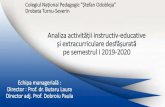 Analiza activității instructiv-educative și extracurriculare ...cnpstefanodobleja.ro/files/Raport_activitate_semI_2019...de evaluare, încurajându-i să-şi asume responsabilitatea