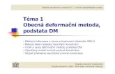 Téma 1 Obecná deformační metoda, podstata DMfast10.vsb.cz/konecny/files/sskII_pr/sskII_01.pdf · 2020. 10. 1. · 10. Zjednodušená deformační metoda 11. Zjednodušená deformační