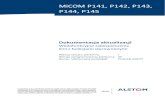 P141, P142, P143, P144, P145 - Grid Automationgridautomation.pl/dane/Dokumentacja PDF/1.Zabezpieczenia...MiCOM P141, P142, P143, P144, P145 (AD) - 3 Dokument ref. Sekcja Nr strony