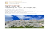DOLOMITI ORIENTALI - Associazione alpinistica · DOLOMITI ORIENTALI. Giovane Montagna. Commissione Centrale Alpinismo e Scialpinismo Via R.Pilo, 2/bis – 10143 Torino . DOLOMITI