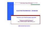 Ce manuel de cours d’Electrotechnique avancé ; traite la ...chapitre 1 : transformations mathematiques pour l’etude des machines electriques tournantes _____ 1 1. necessite des