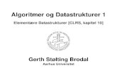 Algoritmer og Datastrukturer 1 - Aarhus Universitettildeweb.au.dk/au121/dADS1-08/slides/stacks.pdf · 2008. 2. 15. · Algoritmer og Datastrukturer 1 Elementære Datastrukturer [CLRS,