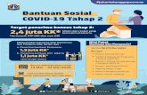 Bantuan Sosial COVID-19 Tahap 2 - Jakarta Tanggap Covid-19 · 2020. 5. 19. · Bantuan Sosial COVID-19 Tahap 2 *termasuk KTP DKI dan non DKI Senilai Rp 275 ribu/ paket. Berupa: Beras