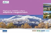 Natura 2000 i den alpina regionen - European Commission · 2016. 5. 27. · Det ﬁ nns också ﬂ era genuint alpina arter, exempelvis vissa gnagararter (t.ex. snösork, Microtus