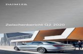 Daimler Q2 2020 Zwischenbericht...Free Cash Flow im Industriegeschäft durch liquiditätssichernde Maßnahmen unterstützt bei 0,7 (i. V. -1,3) Mrd. € Für Gesamtjahr 2020 Absatz,