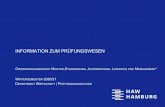 INFORMATION ZUM PRÜFUNGSWESEN - HAW Hamburg · 2020. 10. 6. · Informationen zum Prüfungswesen – Wintersemester 2020 / 21 Department Wirtschaft | Prüfungsausschuss 4 Prüfungs-formen.