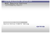 AC Servo Drive Manual.pdf · 2009. 2. 13. · OPERATION MANUAL AC Servo Drive FDA6000C Series Ver 1.1 (Soft. Ver. 6.06 ~) FDA6000C Series Servo Drive사용자 매뉴얼 OTIS