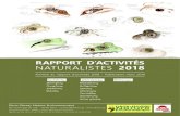RappoRt d’activités NAtuRAListEs 2018 · 2021. 1. 6. · RappoRt d’activités NATURALISTES 2018 RappoRt d’activités NATURALISTES 2018 - DEUX-SÈVRES ATURE NVIRONNEMENT Référent