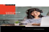 CATALOGUE - Microsoft · 2020. 5. 29. · CATALOGUE . des cours en webconférence et vidéos tuto mooc.office365 -training.com . Retrouvez ce catalogue en vous connectant gratuitement