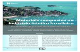 Materiais compostos na indústria náutica brasileira · 2011. 4. 8. · NBR 14574. O trabalho de confecção da norma - Requisitos para a Fabricação de Embarcações em Plástico