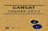 CANSAT RUE 2013.pdf · 2020. 2. 14. · 4 La Red Universitaria del Espacio, se propuso organizar durante este año un concurso CANSAT dirigido a estudiantes de la UNAM cursando los
