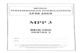 Trial SPM Terengganu 2019 - Bio3 · 2020. 11. 9. · Jadual I menunjukkan keputusan eksperimen ini. 4551/3 Type of soil Jenis tanah Loam soil Tanah Loam Clay soil Tanah Liat Sandy