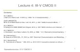 Lecture 4: III-V CMOS II - Lunds tekniska högskola · 2019. 5. 27. · Lecture 4: III-V CMOS II Contents: III-V CMOS I: J Nah et al Nano Lett. 12 2012, p. ... p- and n-MOSFET Layout-Tuning