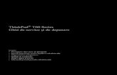 ThinkPad T60 Series Ghid de service |Exi de ...ps-2.kev009.com/pccbbs/mobiles_pdf/39t9435.pdfThinkPad® T60 Series Ghid de service şi de depanare Conţine: v Prezentarea