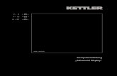 Computeranleitung „Advanced Display“ - KETTLER SPORT...Kettler stellt in unregelmäßigen AbständenSoftwareupdates für den Geräte-Computer zur Verfügung. Alle Informationen
