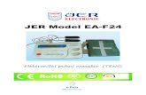 JER Model EA-F24 - e-Data · 2015. 5. 15. · vitki, kao i gospodi koji ... masaža za uklanjanje bola nakon intenzivnog rada ili sporta. Elektropulsna terapija srednjih frekvencija