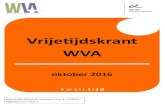 Vrijetijdskrant WVA - GoedeDoelen.be · 2016. 9. 27. · De Vrijetijdskrant is een maandelijkse uitgave van Westhoek Vrijetijd Anders vzw. De Vrijetijdskrant verschijnt niet in juli