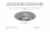 Analyse von Vivaldis Kompositionsstil anhand der Flautinokonzerte … · 2019. 5. 15. · 3 1. Einleitung Bei der Lektüre des Buches Vivaldi’s Music for Flute and Recorder von