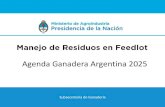 Agenda Ganadera Argentina 2025...Líquidos: Lagunas: Temperatura mínima promedio ambiente de la zona, carga orgánica y tiempo de retención definen el dimensionamiento. Cantidad
