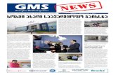 Georgian Medical Systemsgmsgroup.ge/cms-images/pdf/GMS_news_6.pdf · 2011. 7. 21. · Georgian Medical Systems NEWS sakmarisiiyoRilakzeTiTisdaWerada araCveulebrivixarisxisgamosaxule