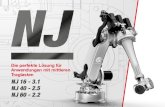 3.1 NJ 40 - NovitasComau Robotics Produktsortiment NJ 165 - 3.0 NJ 220 - 2.7 Kompaktes Design für vielfältige Anwendungen Comau Robotics Produktsortiment 39 Anwendungsvorschläge