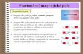 Stacionární magnetické pole - cvut.czwebfyzika.fsv.cvut.cz/PDF/prednasky/magneticke_pole.pdf · 2006. 11. 27. · Stacionární magnetické pole Magnetické pole magnetické pole