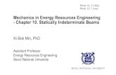 New Mechanics in Energy Resources Engineering - Chapter 10. … · 2018. 1. 30. · Chapter 10.Statically Indeterminate Beams • Introduction •• Types of Statically Indeterminate