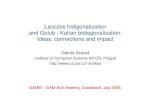 Lanczos tridigonalization and Golub - Kahan bidiagonalization: Ideas, connections …strakos/download/2006... · 2006. 9. 29. · Lanczos tridigonalization and Golub - Kahan bidiagonalization: