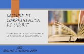 LECTURE ET COMPRÉHENSION DE L’ÉCRIT · 2019. 10. 2. · Conférence de consensus Lire, comprendre, apprendre recommandations du jury-Mai 2016 Développer des stratégies de lecture-compréhension