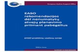 EASO rekomendacijos dėl nenumatytų atvejų planavimo ... · EASO rekomendacijos dėl nenumatytų atvejų planavimo priimant pabėgėlius 2018 m. kovas EASO praktinių vadovų serija