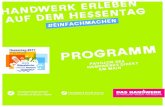 ERLEBEN HESSENTAG EINFACHMACHEN - Hessentag Handwerk … · 2021. 4. 8. · Handwerk 12-13 Uhr und 16-17 Uhr: Friseur-Handwerk: Erle-be den Fashion-Style der Zukunft 12-13 Uhr: Dry-age-Event